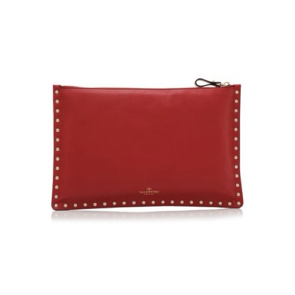 Valentino Handbags - VALENTINO Leather clutch bag